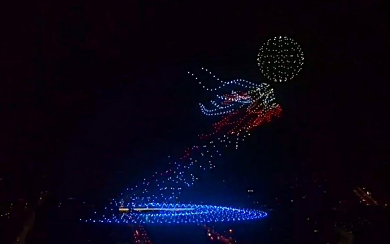 China new year drone show 2031